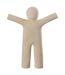 Statuette Déco P'tit Maurice Rugueux 41cm Beige-1