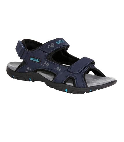 Regatta Womens/Ladies Haris Sandals (Navy/Black) - UTRG4525