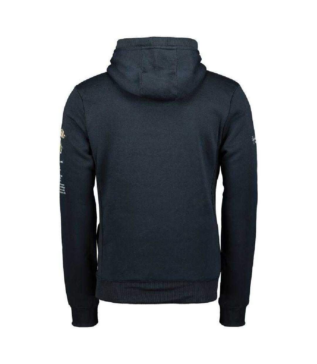 Mens Gymclass Db Hoodie Navy Blue Geographical Norway-2