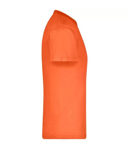 T-shirt Adulte Orange Foncé James And Nicholson