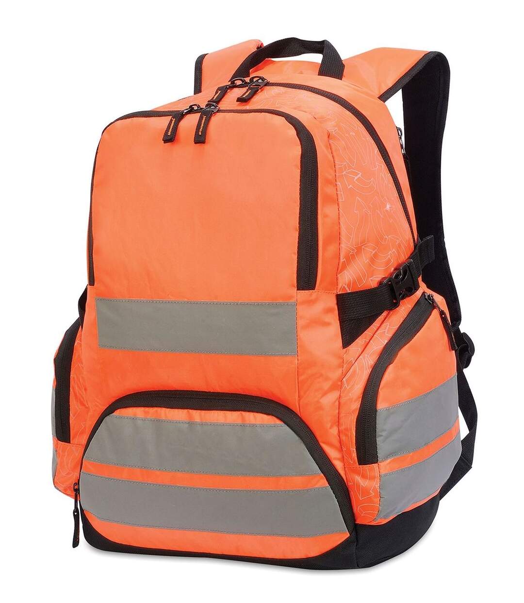 Sac à dos haute visibilité - sécurité - 7702 - orange fluo-1