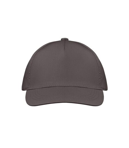 Buzz 5 Panel Baseball Cap Stone Grey MidOcean