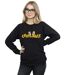 Disney Chip And Dale Character Logo Sweatshirt Womens/Ladies (Noir) - UTBI14202-2