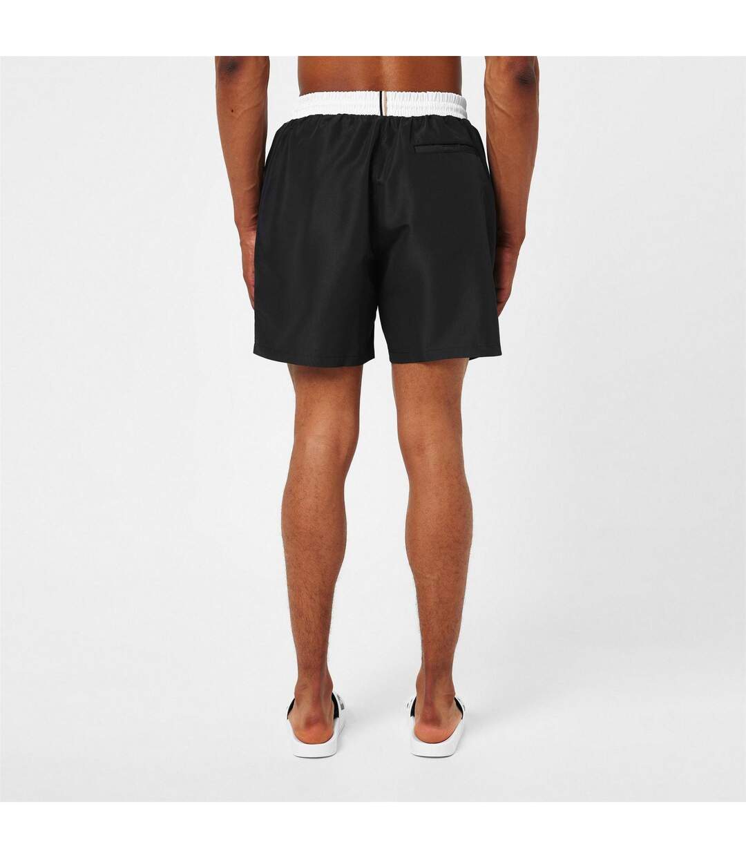 Short De Bain Starfish Homme Noir Blanc Boss-4