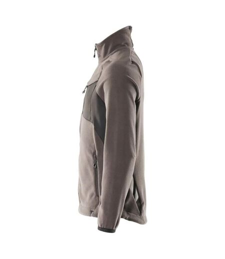 Mens Accelerate Fleece Jacket Dark Anthracite Black Mascot