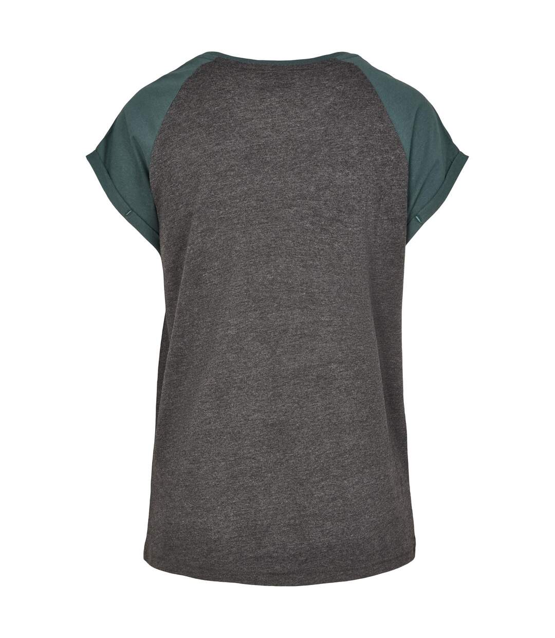T-shirt Femme Charbon Vert Bouteille Urban Classics-2