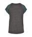 T-shirt Femme Charbon Vert Bouteille Urban Classics-2