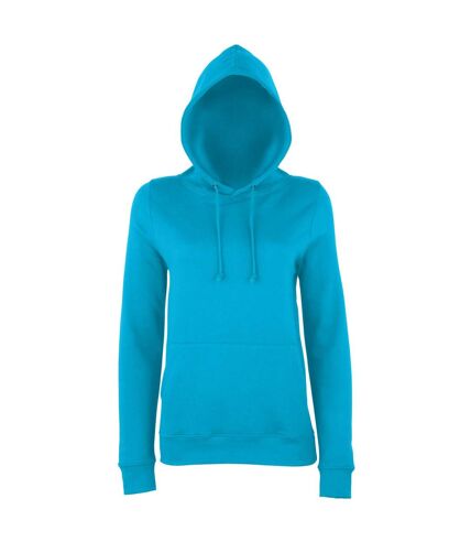 AWDis Just Hoods - Sweatshirt à capuche - Femme (Bleu Hawaiien) - UTRW3481