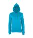 AWDis Just Hoods - Sweatshirt à capuche - Femme (Bleu Hawaiien) - UTRW3481