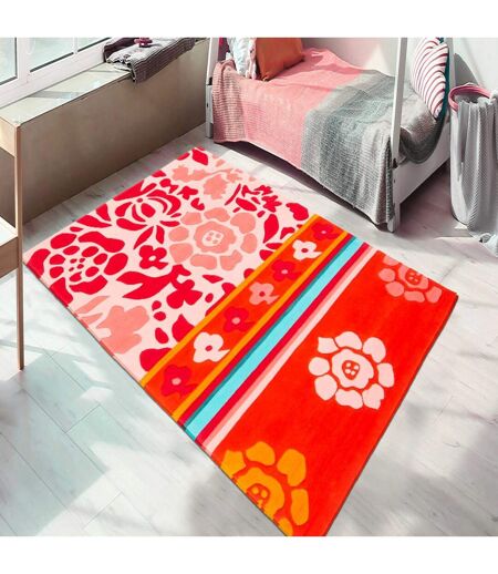 Tapis salon et chambre fait main en acrylique motif géométrique JOYLA