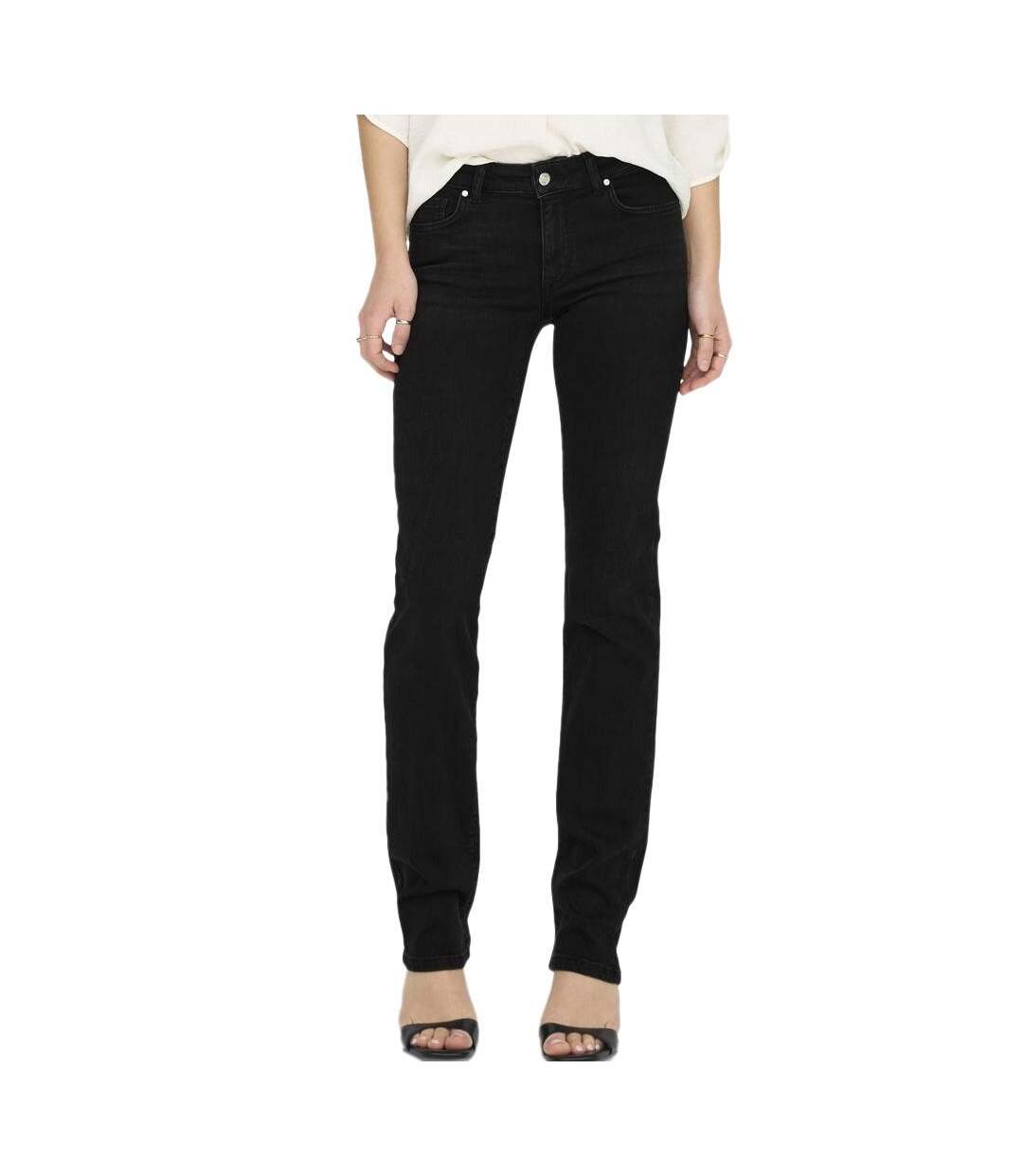 Jean slim noir femme only alicia-1