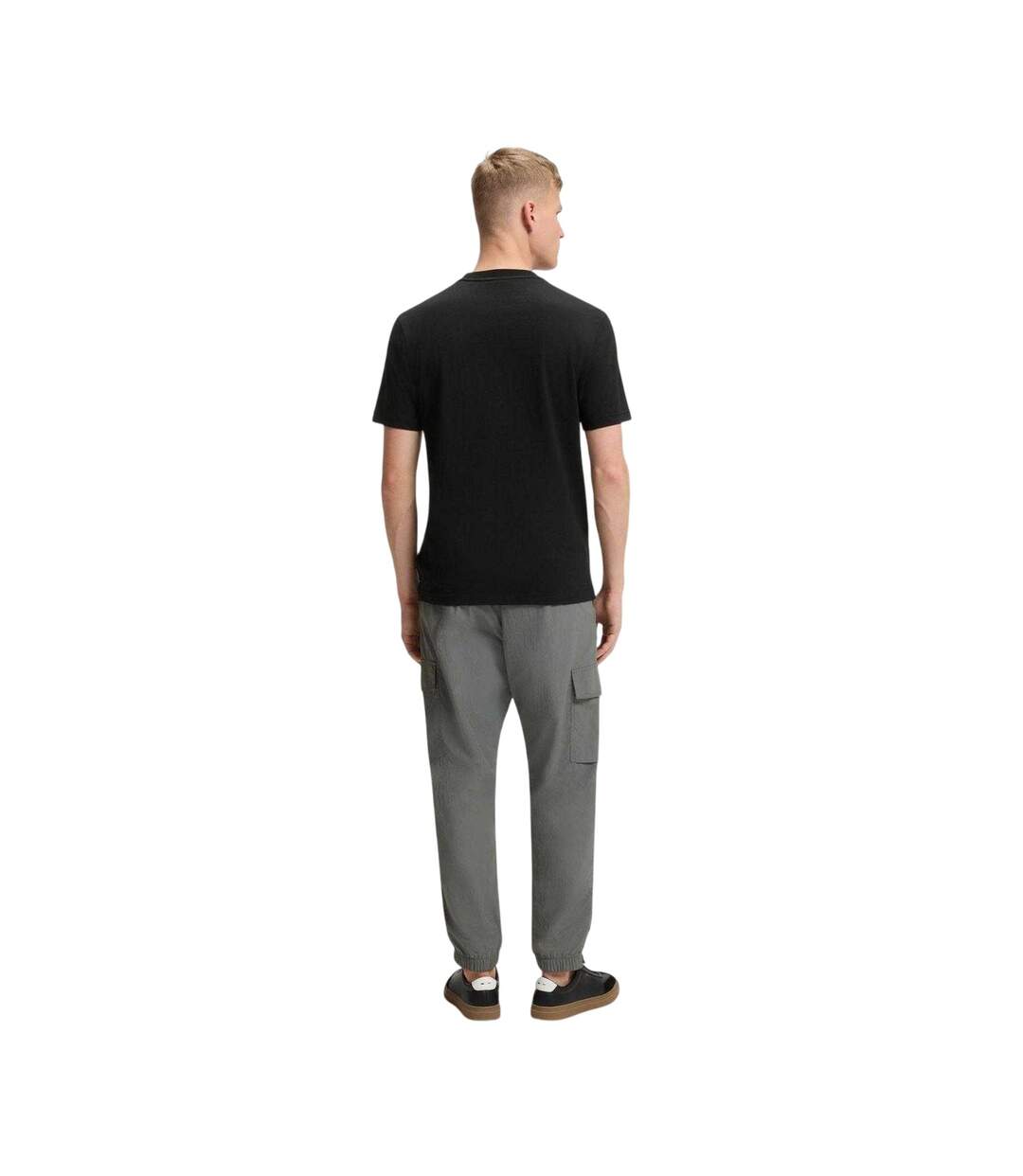 T-shirt Motif/style Doberman Homme Noir Boss-3