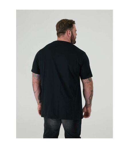 Pack Of 2  Mens D555 Fenton Kingsize T-shirt  Black Duke
