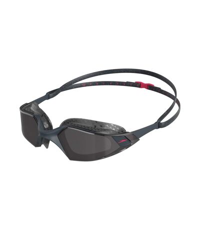 Speedo - Lunettes de natation AQUAPULSE PRO - Adulte (Gris / Rouge) - UTCS1386