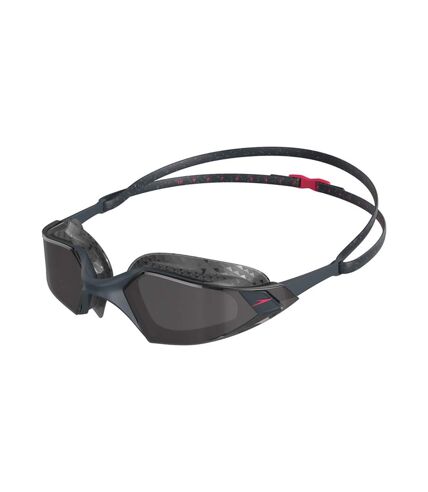 Speedo Unisex Adult Aquapulse Pro Smoke Swimming Goggles (Gray/Red)