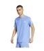 T-shirt The Run Homme Bleu Adidas-4