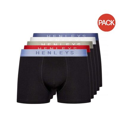 Boxers blackiris homme noir Henleys