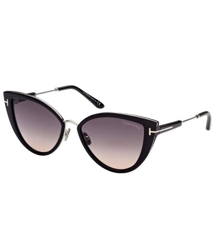 Lunettes De Soleil Anjelica-02 Femme Taille Unique Noir Brillant Tom Ford