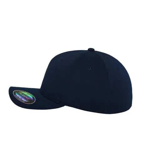 Casquette De Baseball Motif/style 5 Panneaux Bleu Marine Flexfit