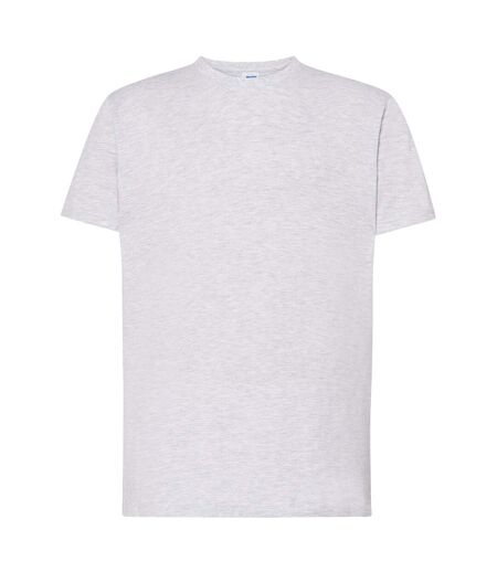 T-shirt Motif/style Uni Adulte Cendre Chiné JHK