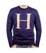 Sweat Noël Motif/style H Letter Homme Bleu Marine Rose Clair Harry Potter-1