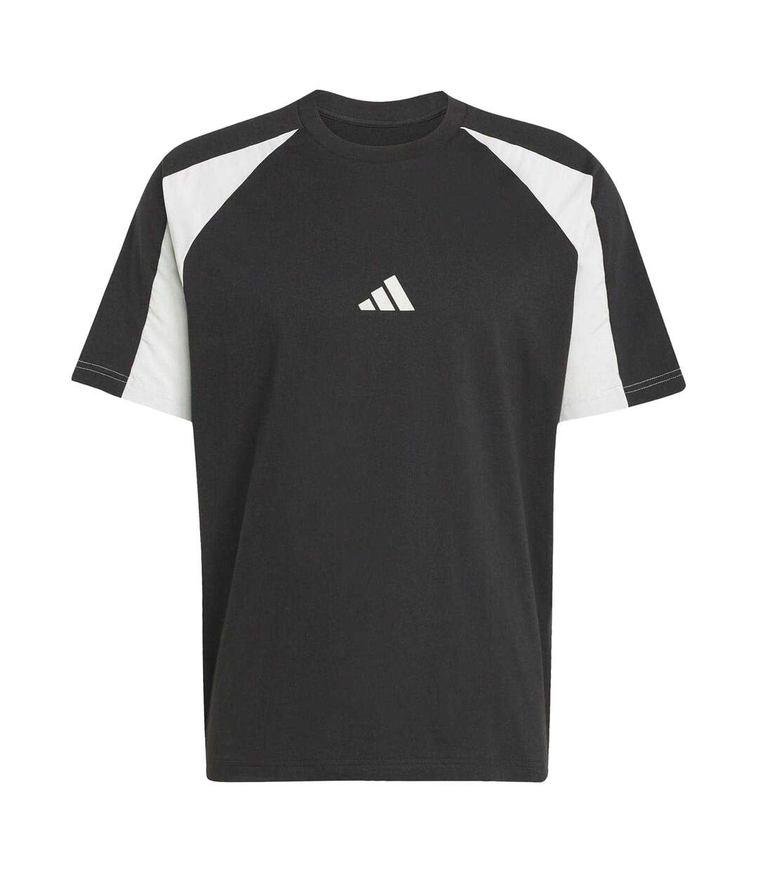 Mens Essentials Colour Block T-shirt Black Adidas-2