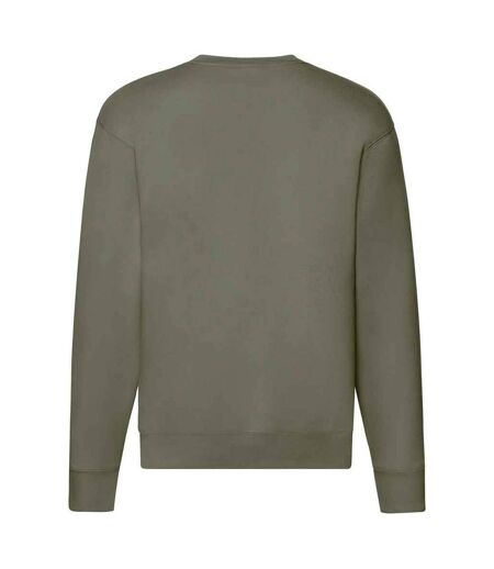 Sweat premium homme olive classique Fruit of the Loom