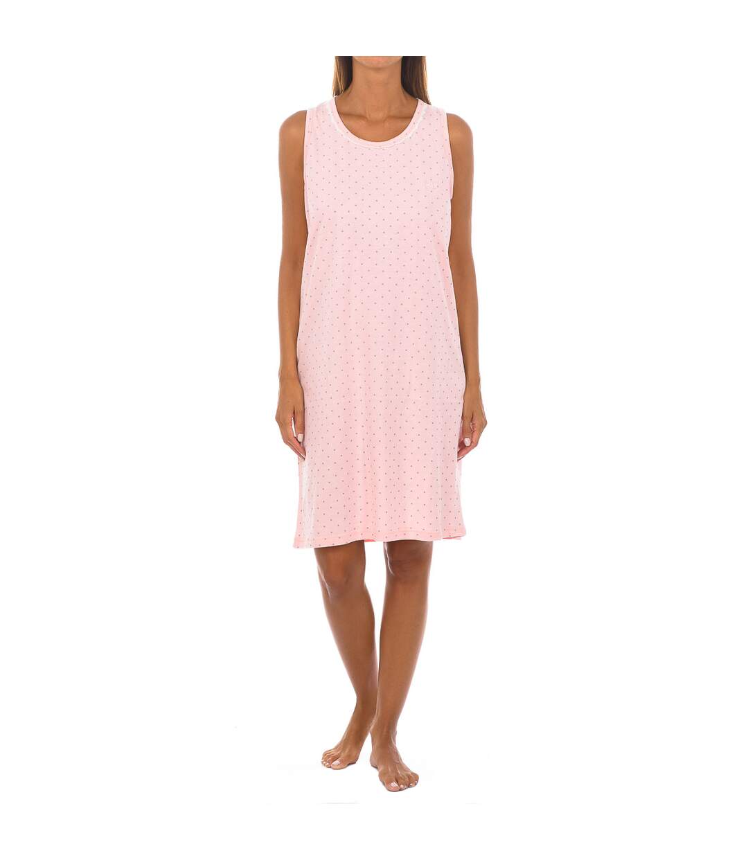 KL45400 Women's Summer Nightgown with Wide Straps