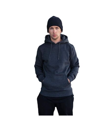 Build Your Brand Mens Heavy Pullover Hoodie (Navy)