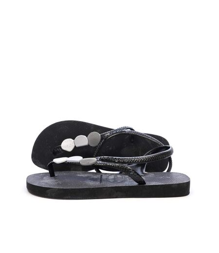 Tongs noir femme havaianas flash urban plus infra