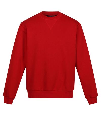 Regatta Mens Pro Crew Neck Sweatshirt (Classic Red)