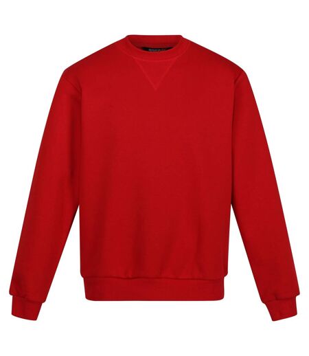 Regatta Mens Pro Crew Neck Sweatshirt (Classic Red) - UTRG9460