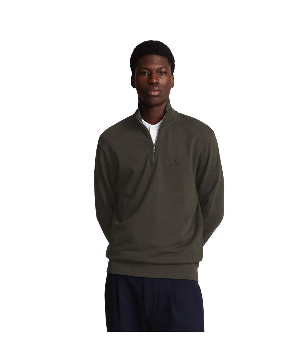 Sweat Motif/style Aigle Tonal Homme Vert Lyle & Scott-1