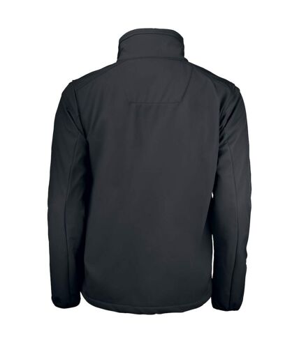 Mens soft shell jacket black Jobman