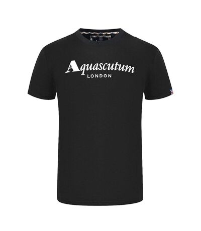 T-shirt London Homme Noir Aquascutum