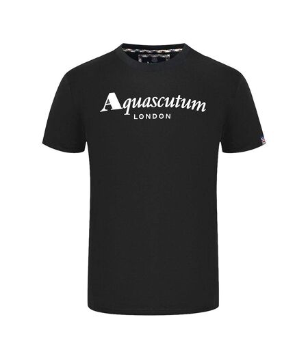 T-shirt London Homme Noir Aquascutum