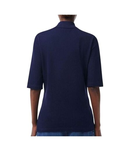 Polo marine femme lacoste slim fit - 32