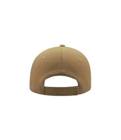 Atlantis Liberty Six Brushed Cotton 6 Panel Cap (Khaki) - UTAB195