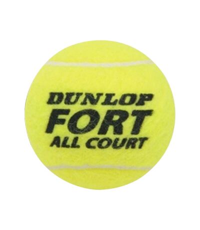 Dunlop Fort All Court Tennis Balls (Pack of 4) (Yellow) (One Size) - UTRD1139