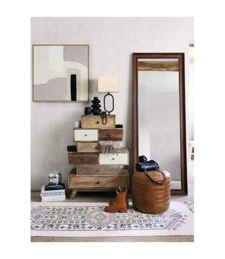 Commode 8 tiroirs en manguier KOVAL - Marron