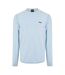 Pull Motif/style Logo Brodé Homme Bleu Boss-1