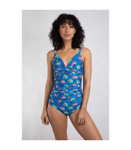 Womens/ladies penelope one piece swimsuit blue Weird Fish