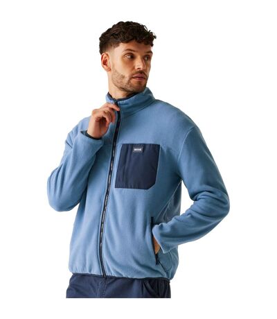 Mens Frankie Full Zip Fleece Jacket Coronet Blue Navy Regatta