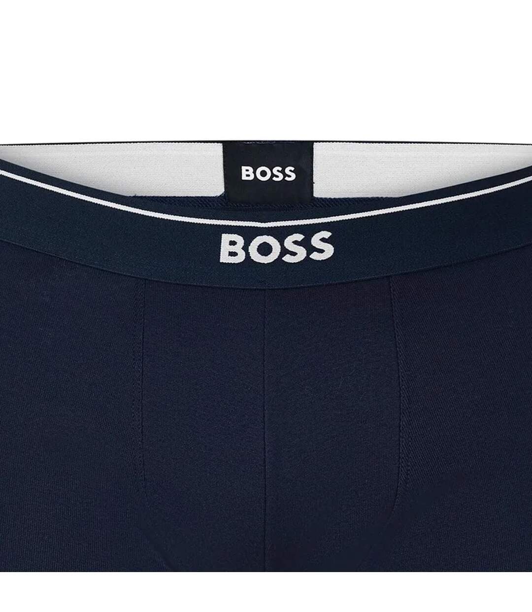 Lot De 2  Boxers Homme Bleu Marine Boss-3