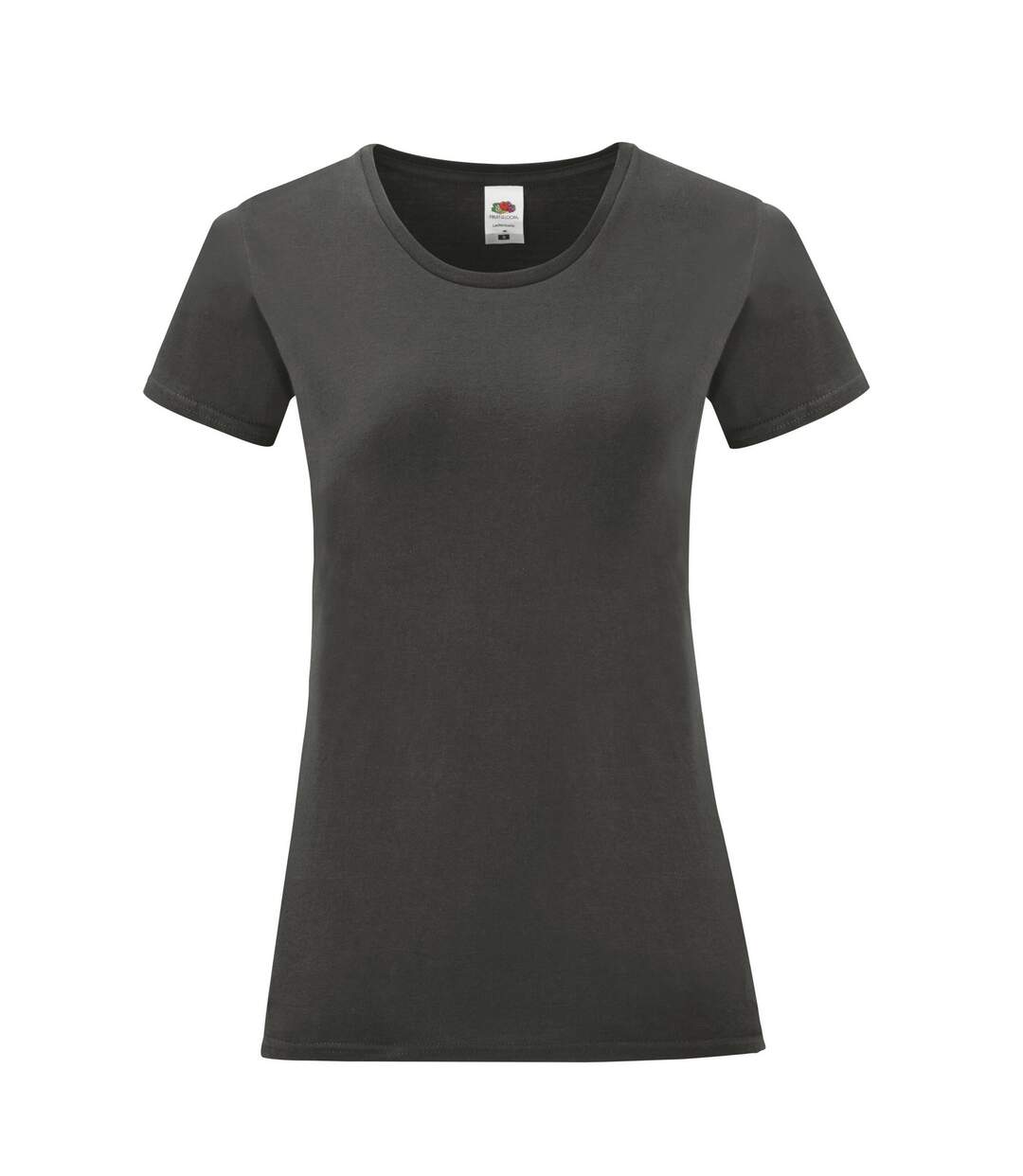 T-shirt iconic femme graphite clair Fruit of the Loom-1