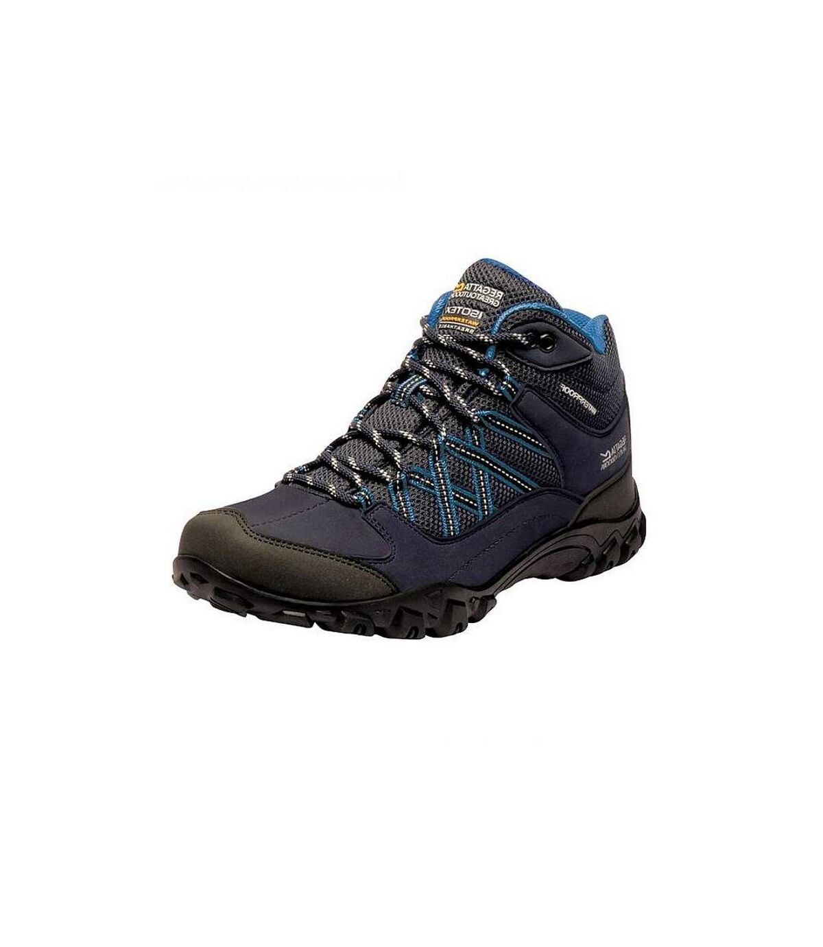 Regatta Womens/Ladies Edgepoint Waterproof Walking Boots (Navy/Petrol) - UTRG4575