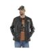 Veste Motard homme en simili poches poitrine et patchs Rider Vondutch-1