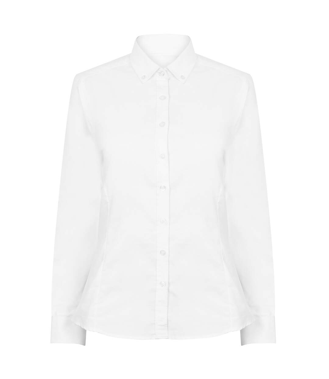 Henbury Womens/Ladies Modern Long Sleeve Oxford Shirt (White) - UTRW5424-1