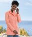 Women's Pink Safari Jacket - Full Zip
