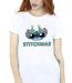 Disney Womens/Ladies Lilo & Stitch Stitchmas Glasses Cotton Boyfriend T-Shirt (Blanc) - UTBI30656-3